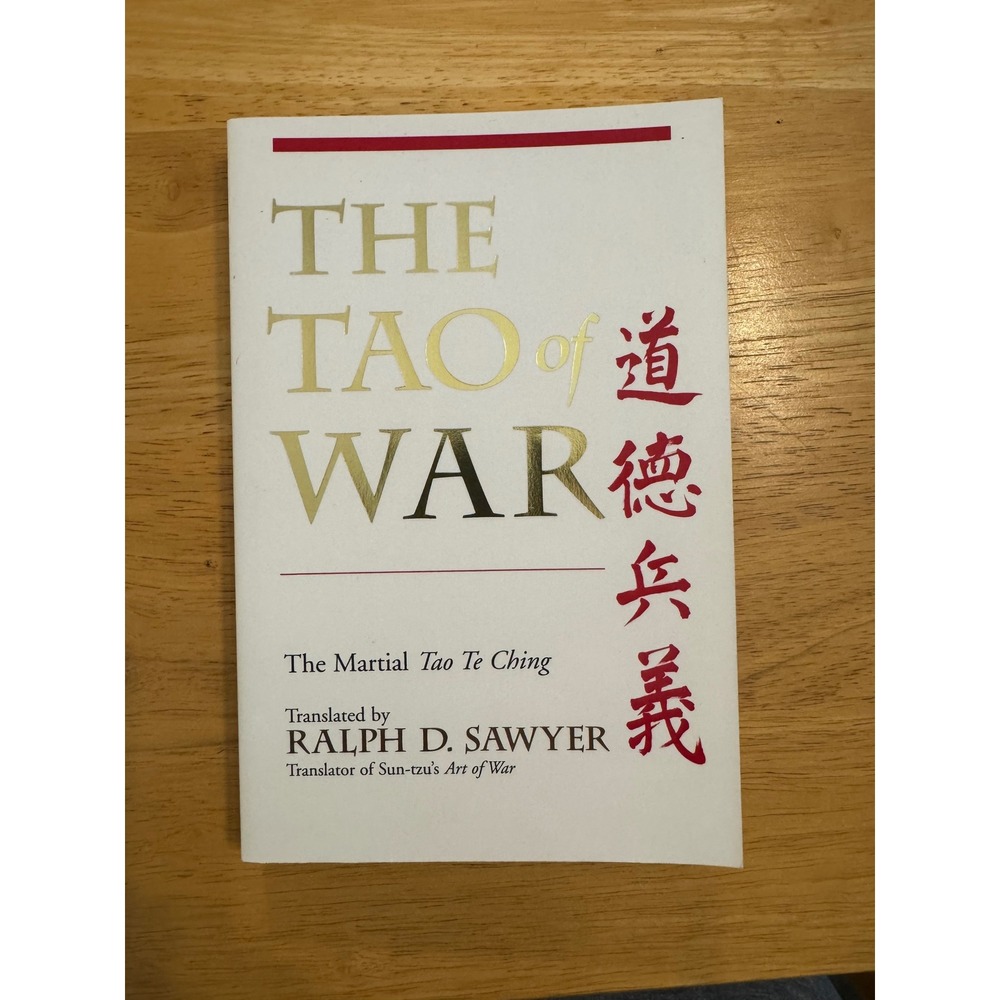 The Tao of War The Martial Tao Te Ching Ralph D Sawyer 2003 Paperback Book